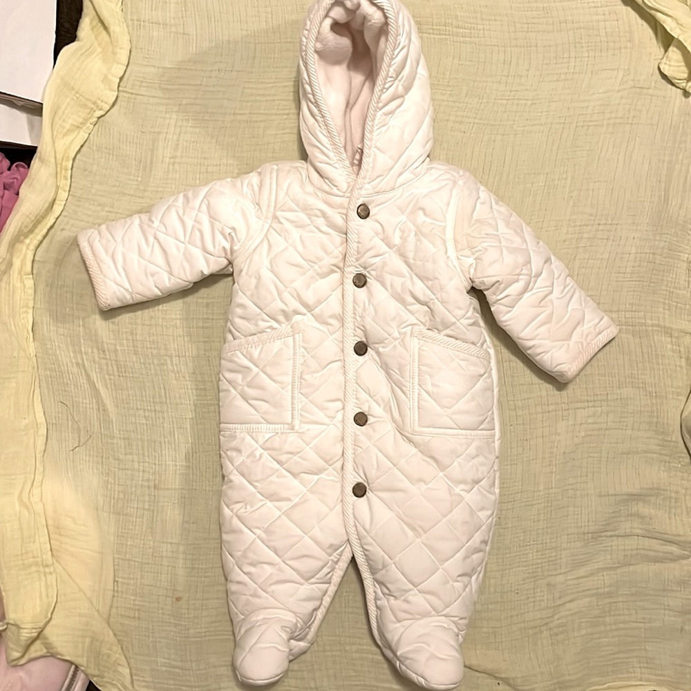 Ralph Lauren button up off white 3 Months
